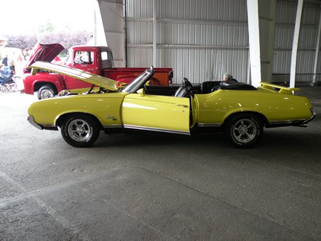 yellow oldsmobile